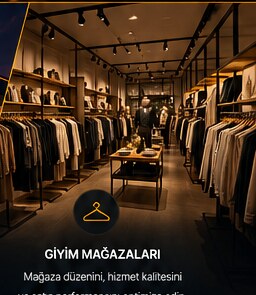 Giyim mağazası ve perakende operasyonu